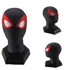 The Across Spider Verse Spiderman Miles Morales Upgraded Mask For Suit Halloween