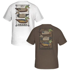 Drake Waterfowl Vintage Decoy Stack Short Sleeve T-Shirt