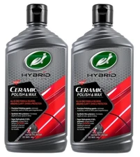 2 ~ Turtle Wax Hybrid Solutions Ceramic Polish & Wax Ultra-Premium Liquid  14 oz