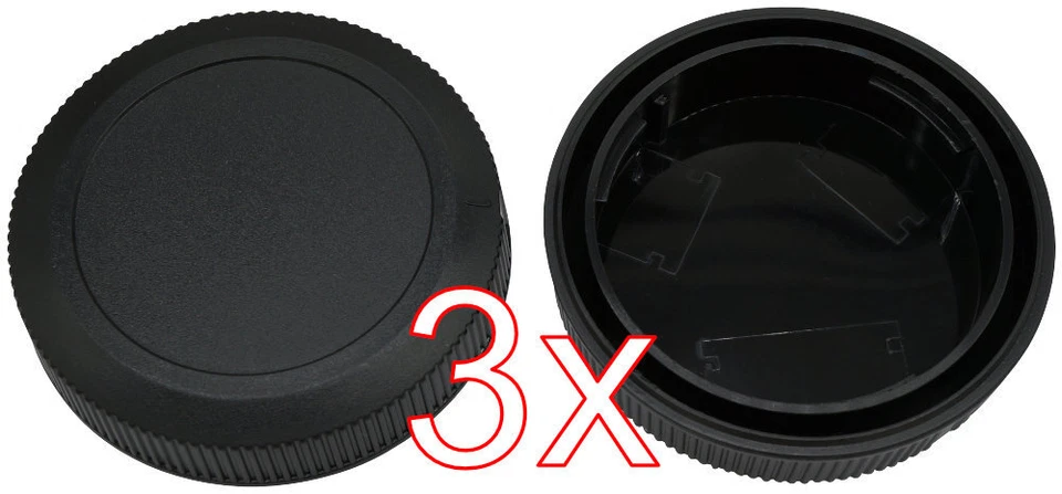 XULLU 3 X Objektiv Rückdeckel passend Canon RF Bajonett Bajonett Rear Lens Cap Deckel