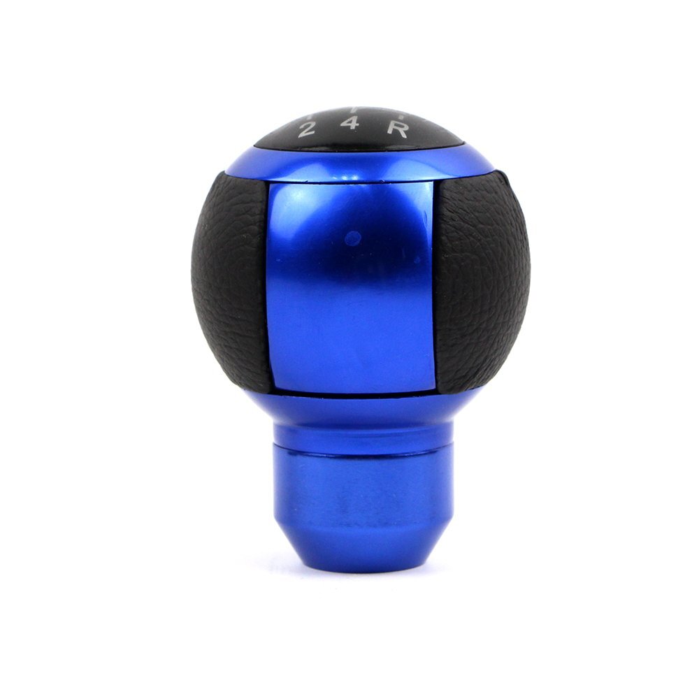 Blue Gear Shift Knob Ball 5 Speed Universal Manual Truck Lever Shifter