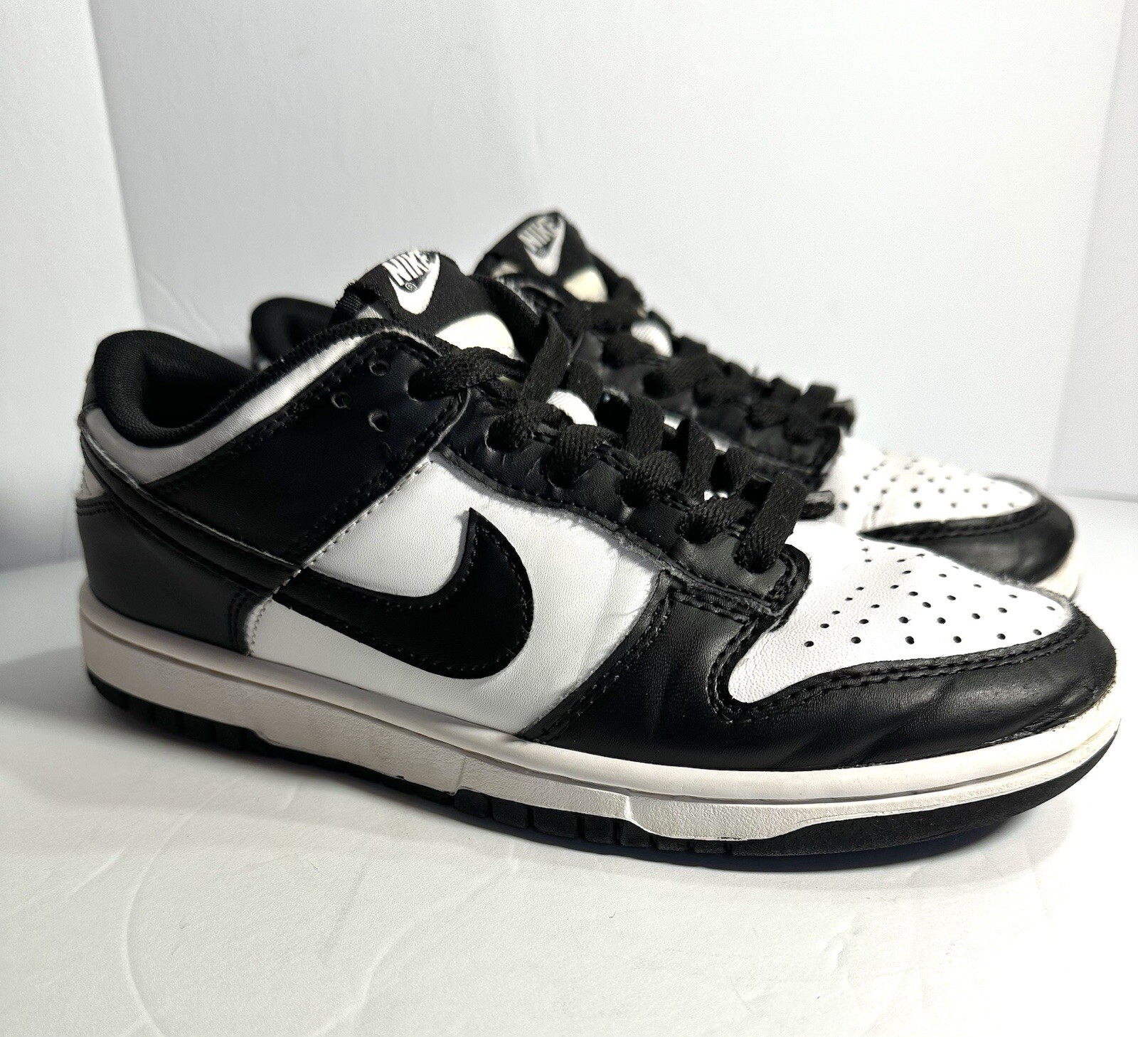 SAOLA Scarpe Nike Dunk Low Uomo Taglia 7 Nero Bianco Panda Sneakers Classiche DD1391 100
