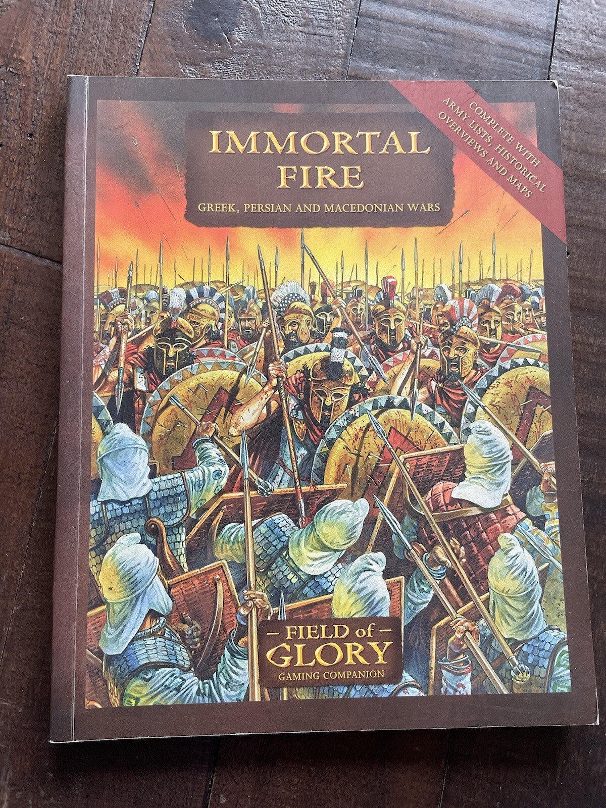 Osprey Field of Glory - Immortal Fire Greek, Persian and Macedonian Wars PB