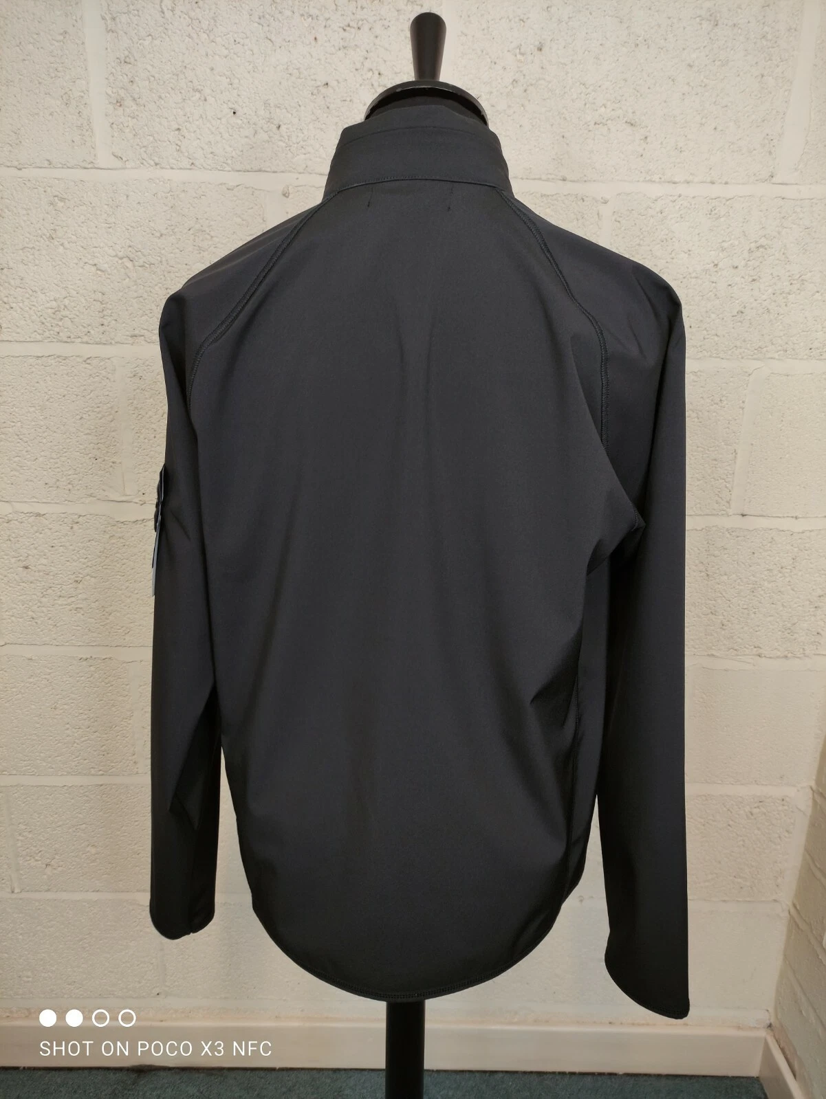 Giacca Stone Island Light Soft Shell R colore nero