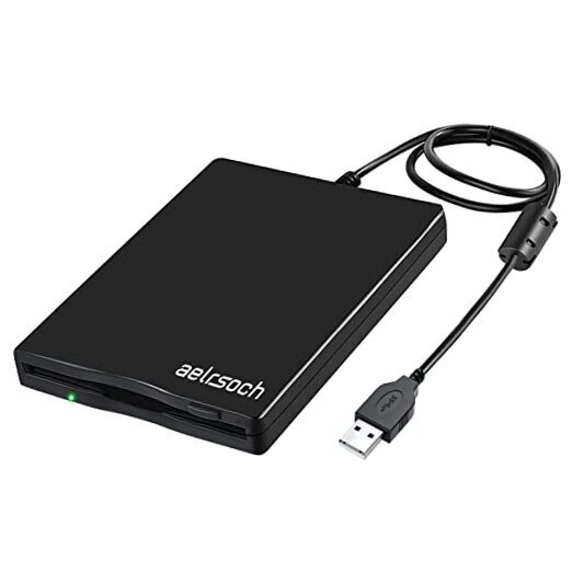 Floppy Disk Reader External Drive USB 3.5-inch USB External Floppy Drive 1.44-image