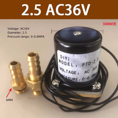 Solenoide eléctrico de 2 vías para máquina de soldadura por arco de argón válvula de gas de dos protecciones - Imagen 25 de 27