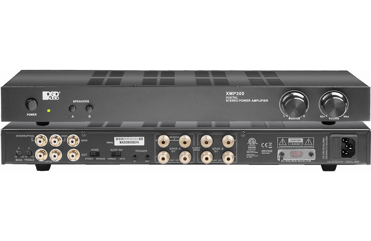 OSD XMP300 300W Digital Stereo Power Amplifier Class D, Dual
