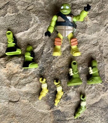 TMNT Action Figure Pieces Lot. Broken. 