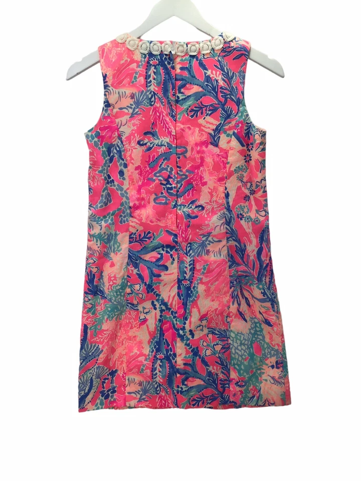 Girl’s Lilly Pulitzer Tropical Shift Dress Size 14 Spring & Summer! - Image 4 of 4
