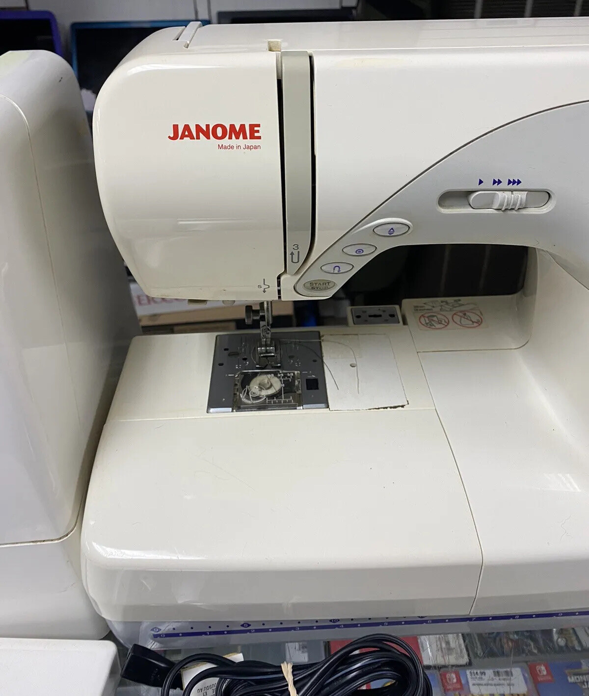 Janome Memory Craft 9700 Sewing and Embroidery Machine eBay