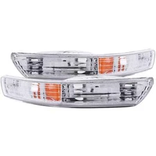 ANZO Euro Parking Lights Chrome Clear Lens For 1998-2001 Acura Integra 511021