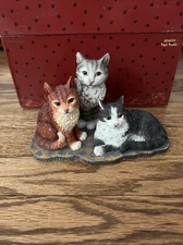 Lang & Wise Curious Cats Triple Trouble First Edition 1999 Viv Eisner W/ Box