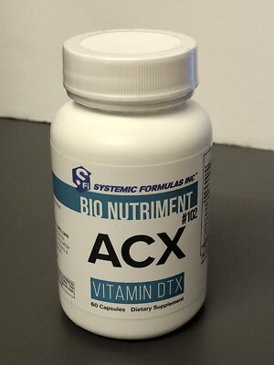 Systemic Formulas Bio Nutriment - #102 ACX DTX - 60 Kapseln. NEU. UK LAGER.