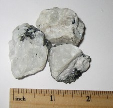 3 NATURAL ROUGH 1"-1.2" RAINBOW MOONSTONE CRYSTAL STONES FROM INDIA  59.9g 3