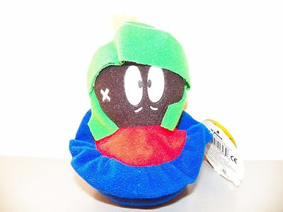 MARVIN THE MARTIAN Slam Me! Beanbag Plush Doll Toy Looney Tunes 1998