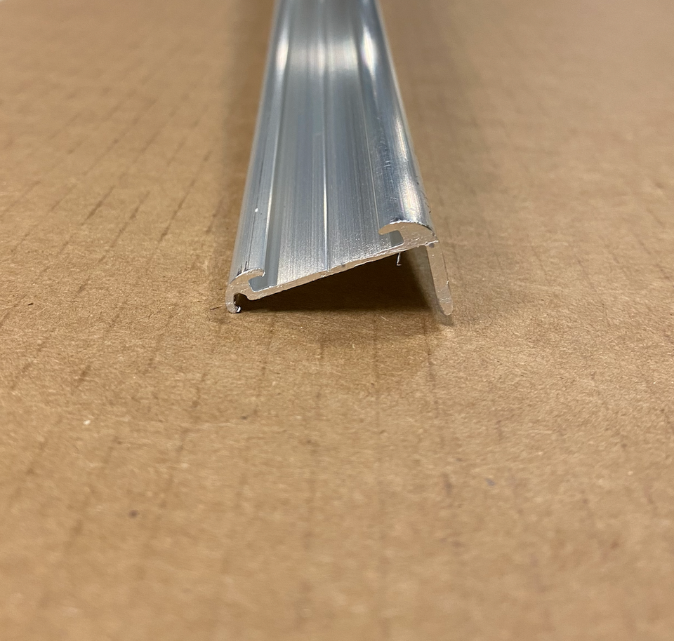 92" Aluminum Vinyl Insert 5/8"x 1 3/16” Trim Type Roof Edge Molding RV