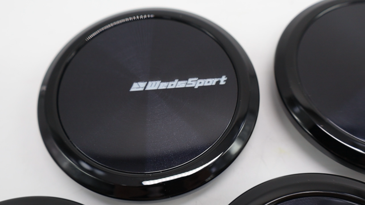 WedsSport SA-20R RM55M RN05M Flat Center Caps for Black 52491 4