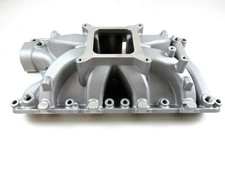 Small Block Ford Sbf 351w Alum Airgap Intake Manifold 3000-7500 Satin Small Block Ford Sbf 351w Alum Airgap Intake Manifold 3000-7500 Satin