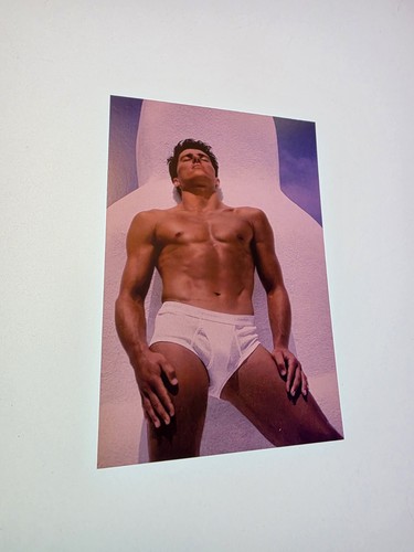 Kultige Calvin Klein 4x6 Postkarte Unterwäsche Modell 80er Jahre Werbung - Bild 3 von 4
