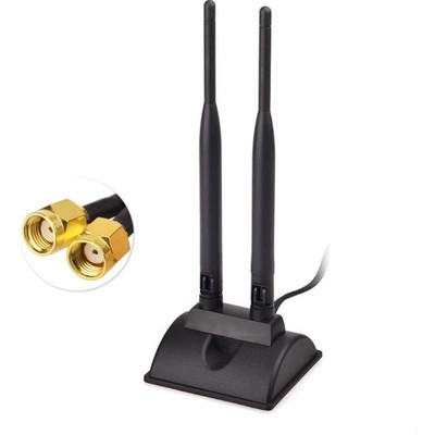 WiFi Antenne 2.4G 5.8G Dual Frequenz RP-SMA Kabel WLAN Router Bluetooth