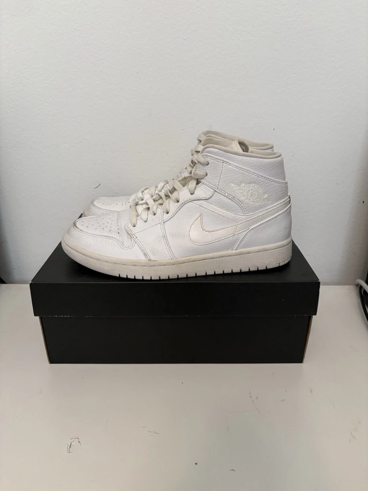 Taglia 8 Jordan 1 Mid Triple Bianco