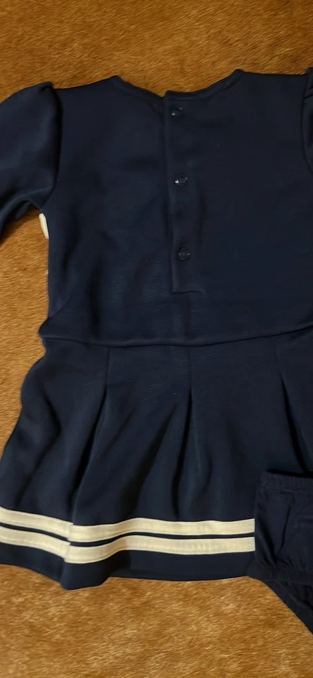 Carters 6-9 month Daddy's MVP cheerleading outfit costume 2 piece - Image 3 of 4