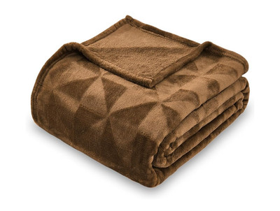 SOCHOW Dreieck Struktur Flanell Fleece Überwurf Decke, leicht 150x200