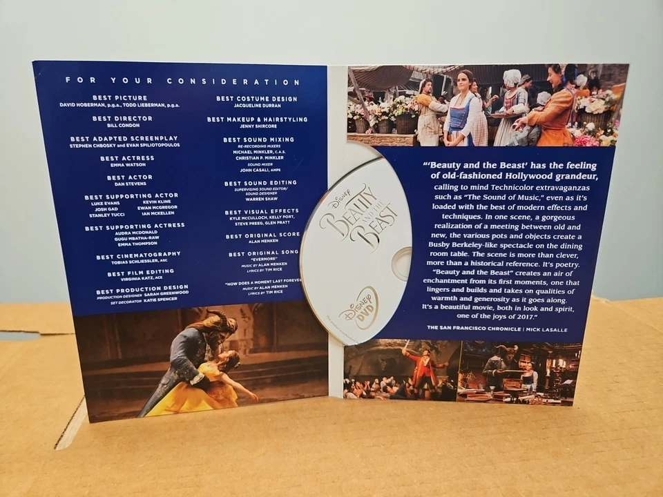 BEAUTY AND THE BEAST For Your Consideration Oscars DVD Screener FYC Foto 2 de 3