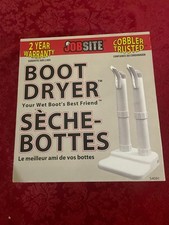 JobSite Silencioso Secador de Botas Eléctrico Zapato Guante Calentador Desodorizador 54091 NUEVO
