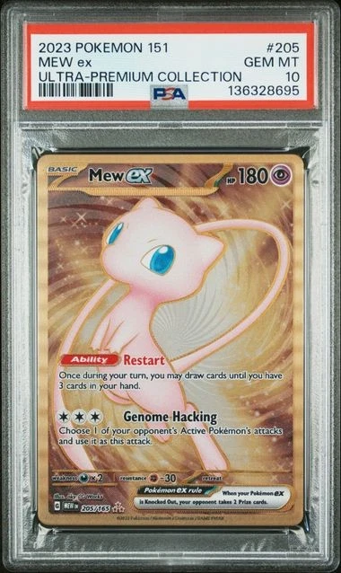 Mew Pokémon TCG Professional Sports Authenticator (PSA) Grade 10