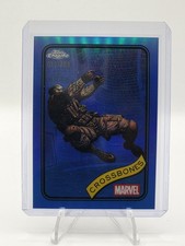 2025 Topps Chrome Marvel #42 Crossbones Blue Refractor /299