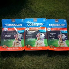 3 NUTRAMAX COSEQUIN JOINT HEALTH MSM OMEGA-3S SENIOR SUPPLEMENT 60 X3 180 CHEWS 