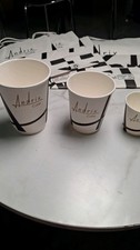 Karat 8oz Paper Hot Cups 80mm , Kraft - 500 pcs.Available 100000