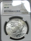 1926-D Peace Dollar Silver ---- NGC MS-62 Coin ---- #893C