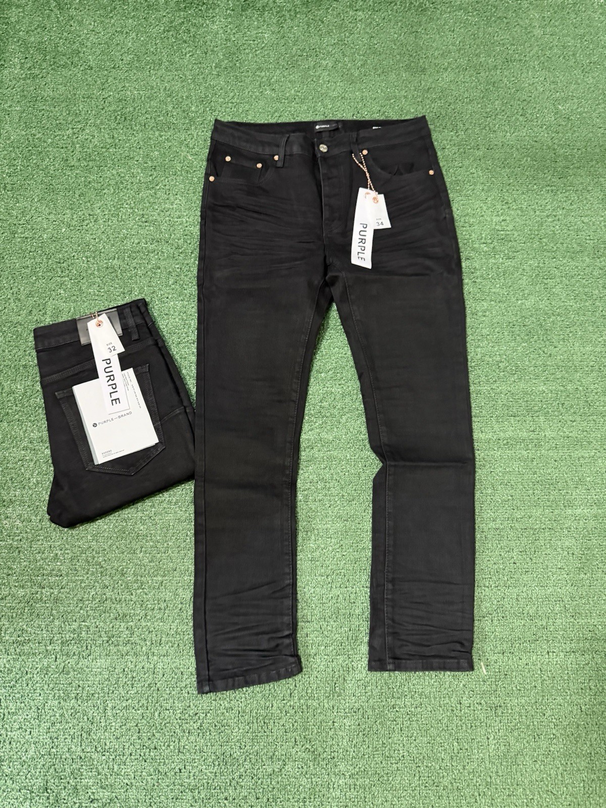 &rsquo;s Black Dark Wash Denim Skinny Jeans Slim Fit 5-pocket Bu