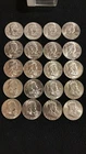 1962-D U.S. FRANKLIN HALF DOLLAR BU $10 ROLL 20 COINS W/TUBE BELOW MELT READ