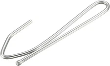 100 Pcs Curtain Pin-On Drapery Hooks Zinc Plating Long Shanks 2.7"-2 boxes