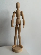 IKEA Wooden Drawing Artist Mannequin Figure Poseable Doll Crafts 13"