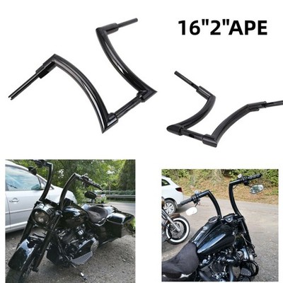 16'' Rise 2''Fat Handlebar Motorcycle Drag Bar Hanger For Harley Touring RoadKing