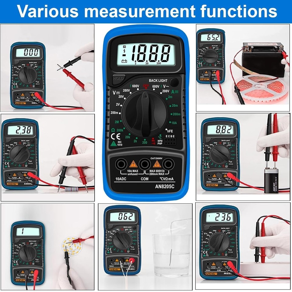 Multimeter Ebay Professional Digital Multimeter Voltmeter Multi Tester Ohmmeter Ammeter ...