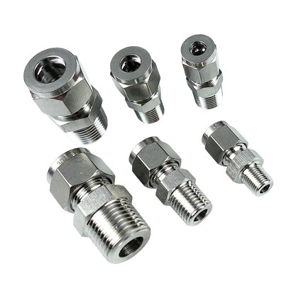 Quick Connect Edelstahl 304 Klemmverschraubung Stecker Optionen