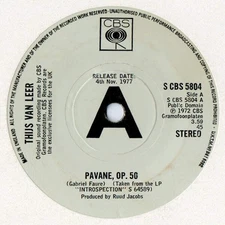 Thijs van Leer - Pavane, Op. 50 (VINYL)