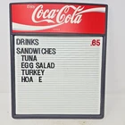 Coca-Cola Vintage Menu Board Diner American Retro 13"X15"