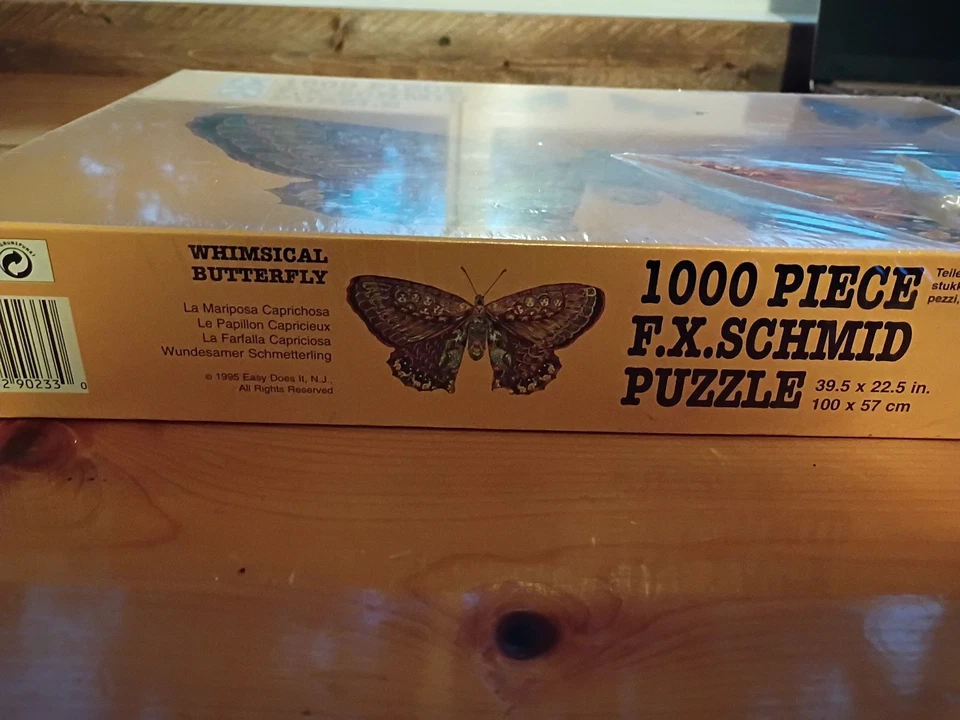 F.X. Rompecabezas Schmid caprichoso en forma de mariposa 1000 piezas NUEVO Foto 3 de 4