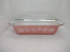 Vintage Pyrex 575-B Pink Daisy 2 Qt. Casserole Dish With Lid