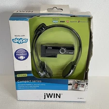 JWIN JC-AM800 Personal Mini Web Camera EZ-CAM Compact Series Works With Skype