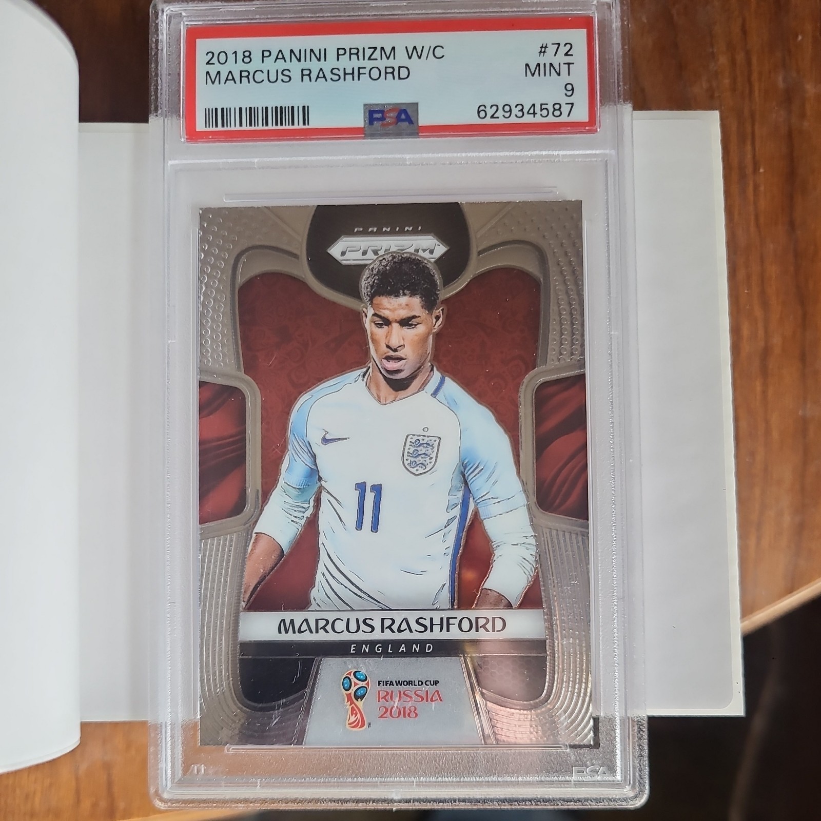 2018 Panini Prizm World Cup - Marcus Rashford #72