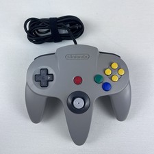 N64 Nintendo NUS-005 Gray OEM Video Game Controller Official Retro Remote Tested