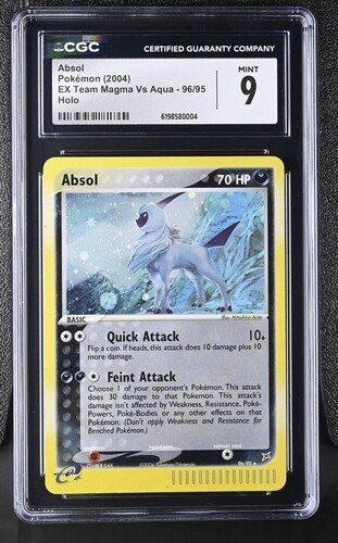 Absol graded CGC 9 for sale on eBay