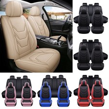Full Set Faux Leather Seat Covers 5-seats For Mazda 2 3 6 Cx-5 Cx-30 Cx-50 Cx-90